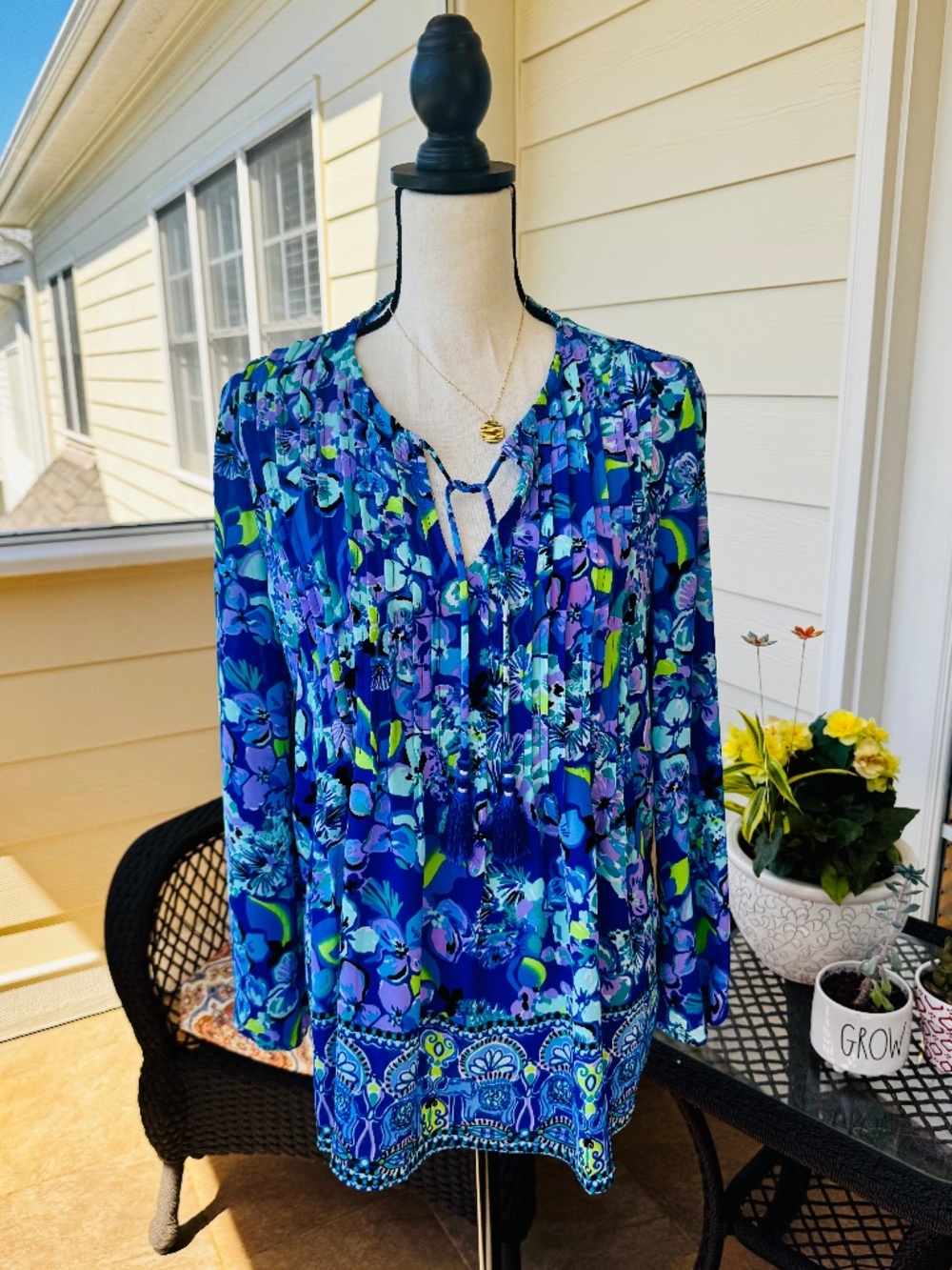 Lilly Pulitzer Marlina Tunic Top - EUC - Size M